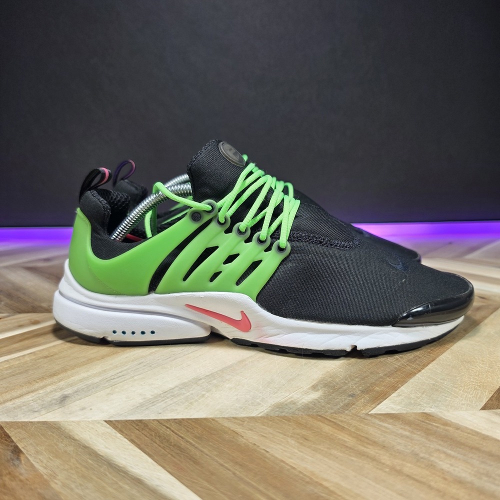 Nike Air Presto Green Strike Men's 10 Black Green Pink DJ5143-001 Sneakers